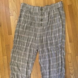 American eagle plaid pants